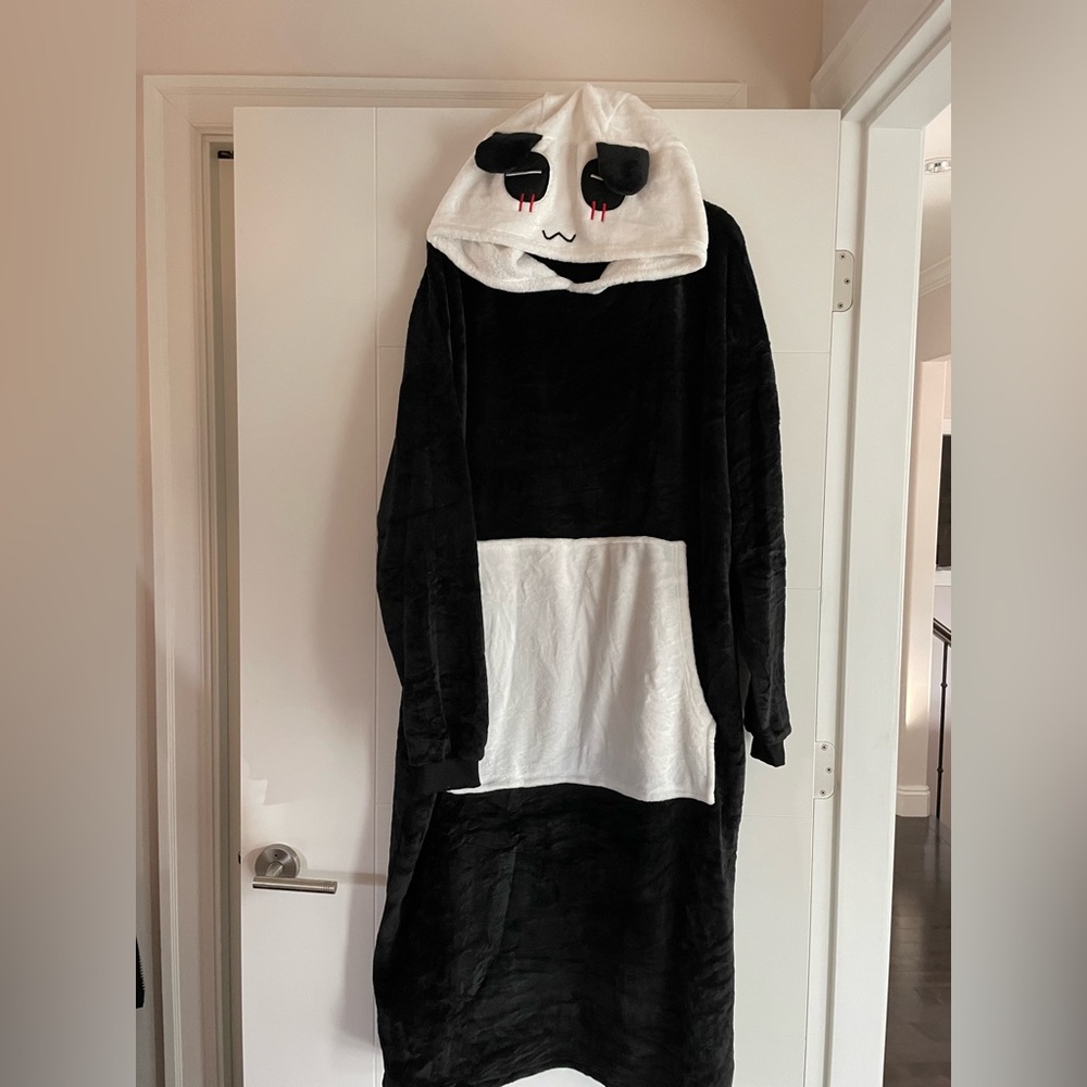 Super cozy oversized panda gown